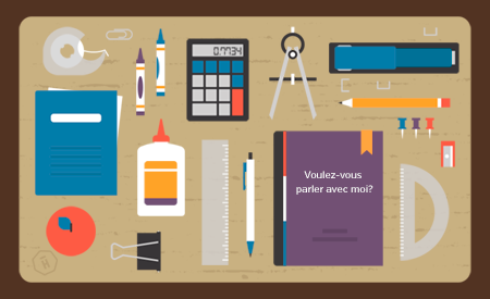 2014 Hightail email illustration: back to school