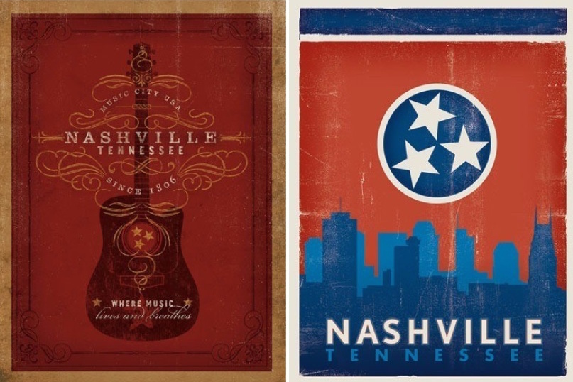 Anderson Design Group - Spirit of Nashville posters