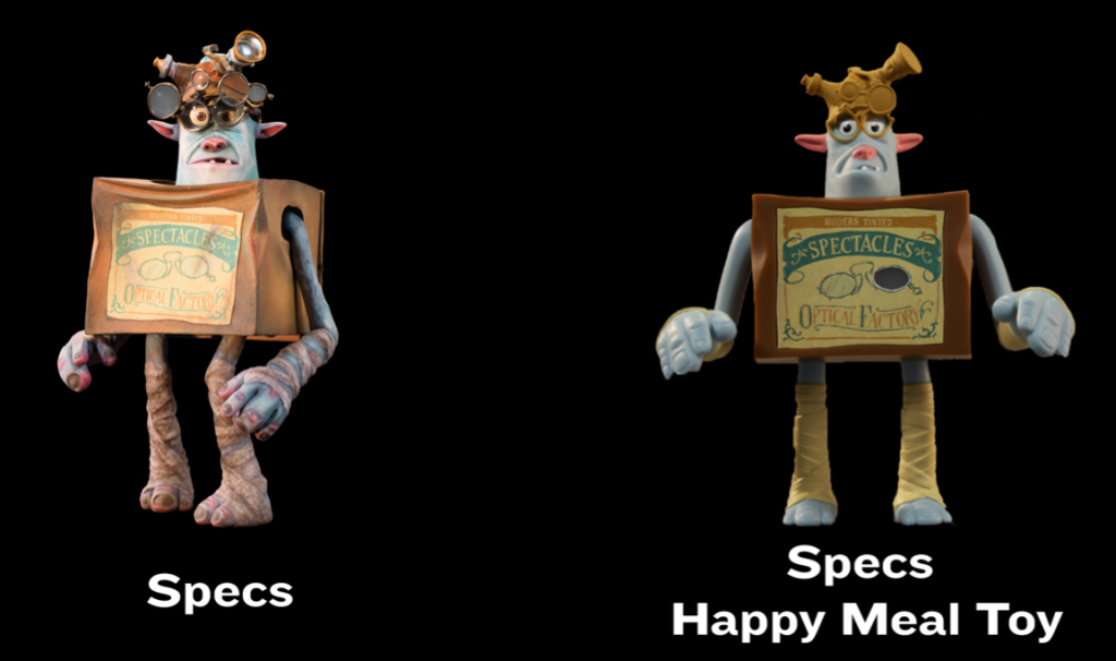 The Boxtrolls Happy Meal toy by LAIKA