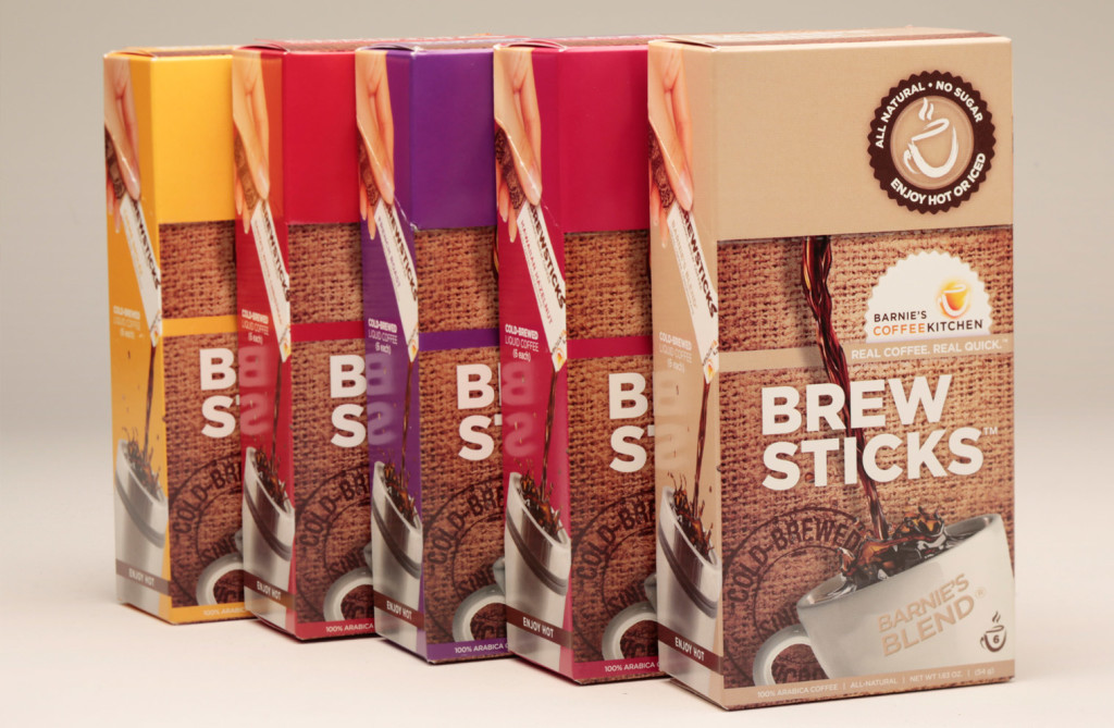 Packaging design for Barnie's CoffeeKitchen