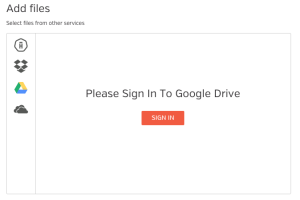 Spaces Google Drive integration