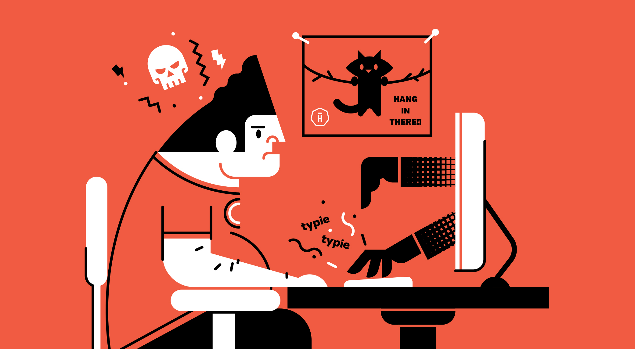 How to handle clients illustration by Luke Bott